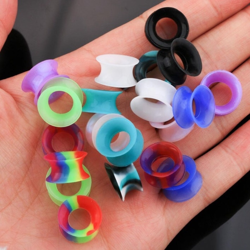 8mm / 0 gauge variety earring pack (14 pack)